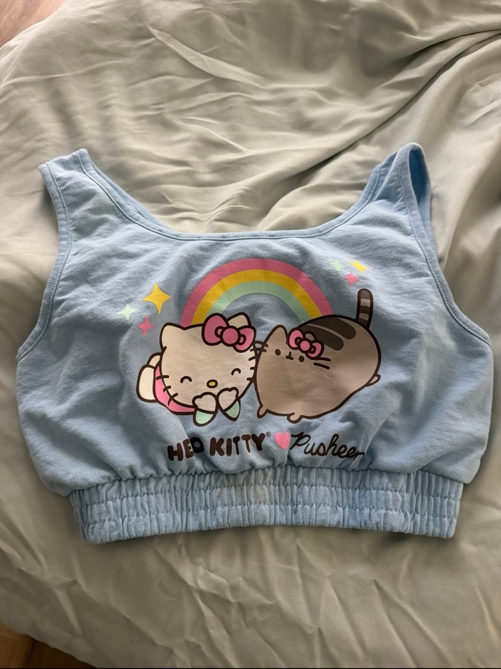 Hello Kitty & Pusheen Light Blue ' Tank Top